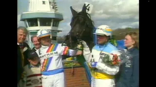 Erik Berglöf-tränade Guy Scoop & Olle Goop vinner Konung Gustaf V:s Pokal (522 000 kr) på Åby 1992.