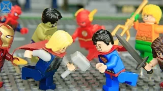 LEGO Avengers vs Justice League Vol 5 ► Wonder Woman vs Iron Man 🔥 Xeay Brick Films