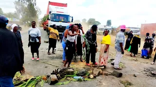 Nakuru Pipeline Workers Protest Causes Chaos at Eastgate