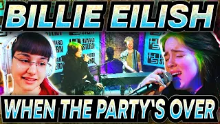 Twitch Vocal Coach Reacts to When the Party’s Over by Billie Eilish Live
