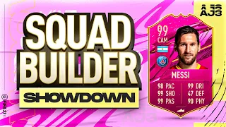 Fifa 21 Squad Builder Showdown!!! FUTTIES PSG MESSI!!!