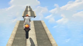 BIKE STAIRWAY TO HEAVEN (GTA 5 Funny Moments)