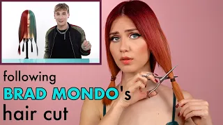 I try Brad Mondo's Hair Cut on Myself