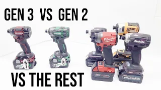 Hikoki 36v Bluetooth Triple Hammer Multi Volt Gen 3 WH36DC Impact Driver VS DeWalt, Makita Milwaukee