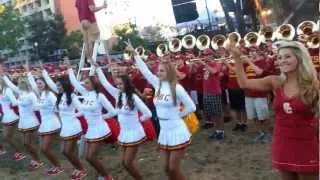 USC Marching Band!!! GO TROJANS!!! FIGHT ON!!! Intro 2012