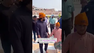 Allu Arjun stood in queue with his family in one of India’s most visited holy shrines.