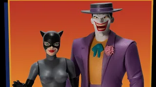 Batman The Animated Series Mezco TOYS Figures and Batmobile