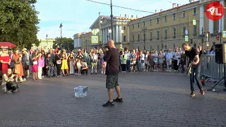 Bear Rock - Трава у дома (cover Земляне). Уличные музыканты Санкт-Петербурга (2023)