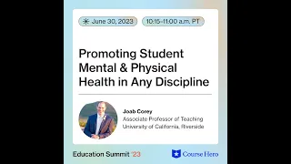 Promoting Student Mental & Physical Health in Any Discipline