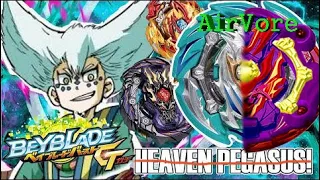 Бейблейд Берст под музыку!Я владелец нового бея Heaven Pegasus?!Новинка Beyblade Burst GT!