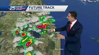 Late-day strong storms across South Florida