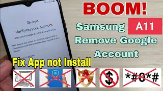 New Method!!! Samsung A11 (SM-A115F), Remove Google Account, Bypass FRP. Without PC.