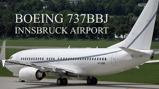 Private Boeing 737-700BBJ VP-BWR at Innsbruck