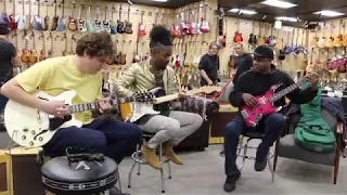 Jam Session! Henny Hendrexz, Michael Lemmo & Conrad Lee at Norman's Rare Guitars