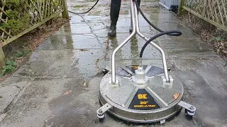 Patio Surface Cleaner in action!