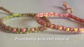How to make easy friendship bracelet || yarnivora