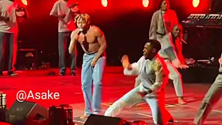 Asake live in New York City Barclays center delivered energetic performance live on stage