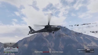 GTA SMUGGLERS RUN DLC - FH-1 Hunter Apache +  Custom Hydra