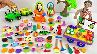 DIY How to make polymer clay miniature village doll shoes, kitchen set, diy mini footwear | Dolliyon