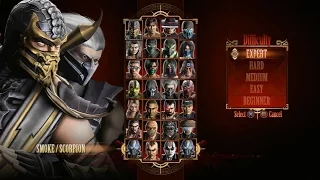 Mortal Kombat 9 - Expert Tag Ladder (Smoke & Scorpion/3 Rounds/No Losses)