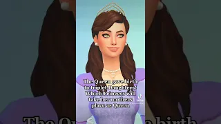 Which Princess Do You Choose? #shorts #sims4 #gaming #challenge #sims #princess #queen #royalfamily