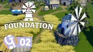 ⛪ Sheep & Bread, Essentials! | Let's Play Foundation Ep. 02