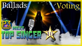 Next Top Singer S10 Round 5 Voting [Ballads]