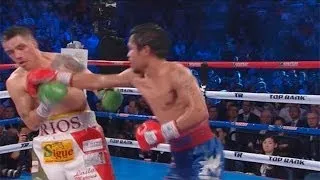 Manny Pacquiao's win over Brandon Rios: fight highlights - Pacquiao v Rios