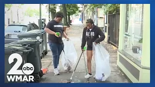 'It gets me out of bed': Baltimore nonprofit changing lives with street cleaning