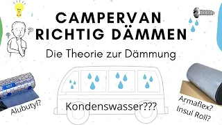 Campervan richtig dämmen - Theorie