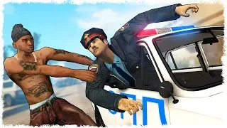 КАК МЫ ПРЕССАНУЛИ МЕНТОВ?! GTA: РОССИЯ (RP BOX)