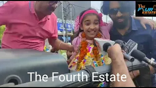 #SuperDanceShow || #RockStar || Jammu’s Girl Arshiya Sharma get rousing welcome in Jammu