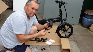 DYU  A1F 16-Inch Full Folding Electric City Bike Unboxing Review & Assembly 🌻 Part 1