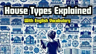 🏘️ Types of Houses | Easy to Follow! American & British House Types in English #houses #housetypes