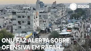 Escritório da ONU faz alerta sobre ofensiva em Rafah