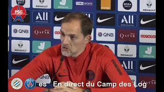 Montpellier-PSG : conférence de presse Tuchel et en direct #PSG #MHSCPSG