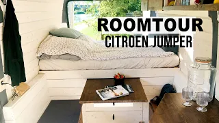 Citroën Jumper "MANNI" – Roomtour - vom Kastenwagen zum DIY Camper  #vanlife