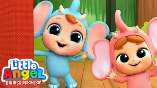 10 Gajah Kecil Yang Imut | Little Angel Bahasa Indonesia | Kartun Anak