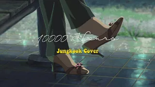 "10000 hours" - jungkook (cover) but you're resting in an empty park because it started to rain