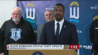 Wichita city leaders respond to theft of Jackie Robinson statue