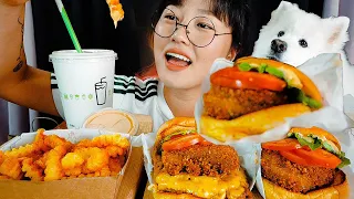 Shake Shack Mukbang (ft. Spicy Cheese Fries)