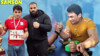 BACHO SAGINASHVILI | TRAINING + FIGHTS | MOTIVATION ARMWRESTLING