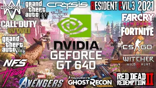 GeForce GT 640 in 2021 - Test in 25 Games