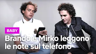 Brando e Mirko leggono le loro note sul telefono | Baby 2 | Netflix Italia