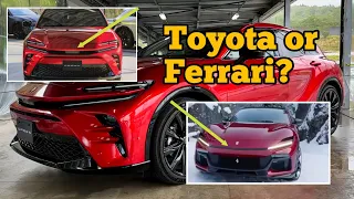 Does Toyota Crown Sport SUV Look Like The Ferrari Purosangue?