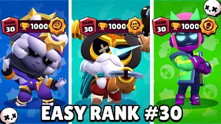 Top 5 Easiest Rank 30s In Brawl Stars ( New Meta )