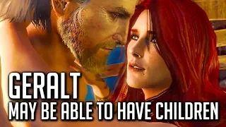 Witcher 3: [Rare Detail] Geralt MAY BE Able to Have Children, if he Drank the Potion in Witcher 2