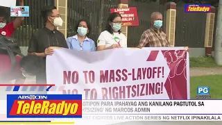 Government workers nagtipon para ipahayag ang kanilang pagtutol sa 'Rightsizing' ng Marcos admin