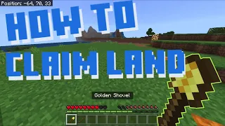 Public Bedrock And Java Minecraft SMP Claiming Land Tutorial