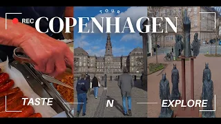 COPENHAGEN || Explore Copenhagen 4KHDR 60 FPS || DENMARK DK || Saturday walking tour 16-03-2024